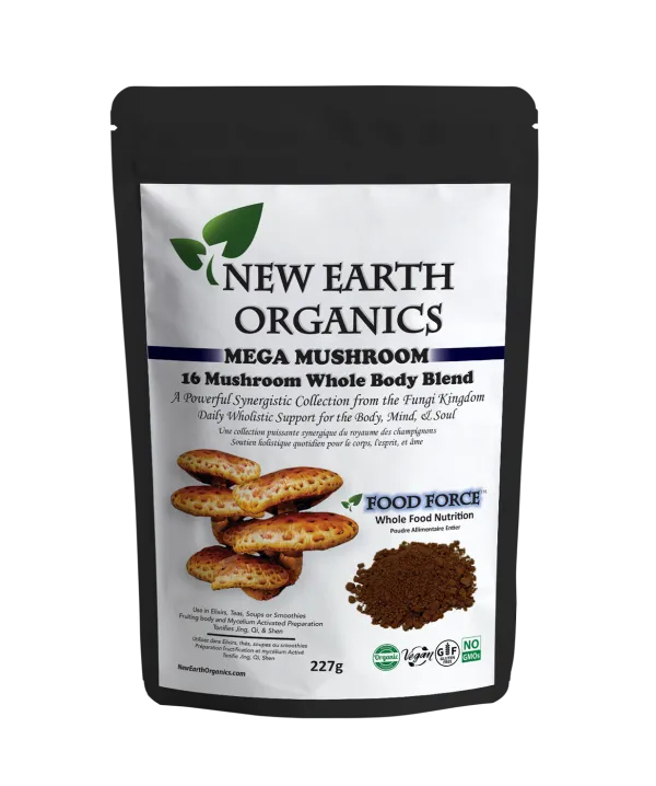 New Earth Organics 16 Mushroom Whole Body Blend (112g)