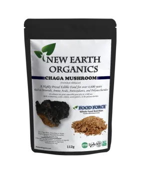 New Earth Organics Chaga Mushroom (112g)