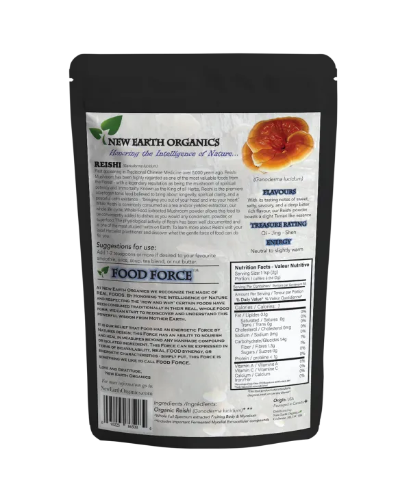 New Earth Organics Reishi Mushroom (112g)