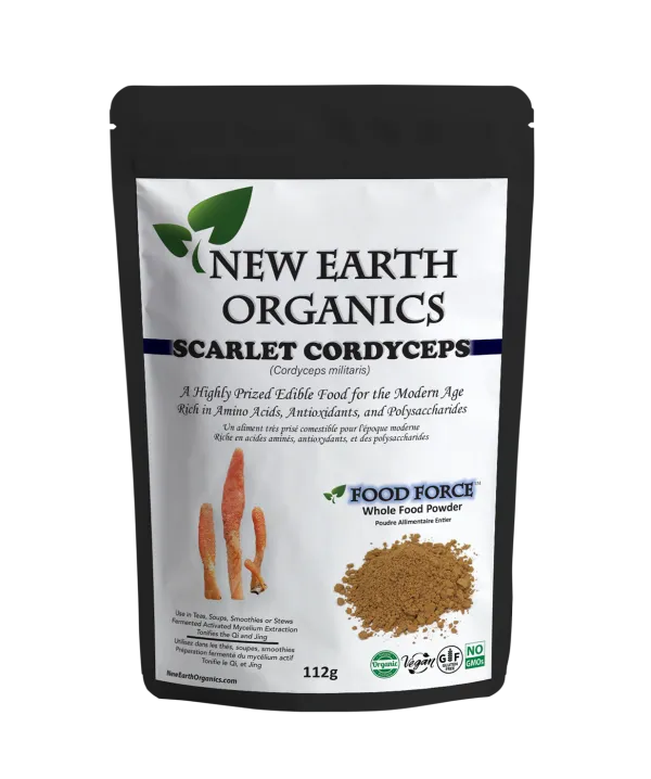 New Earth Organics Scarlet Cordyceps (112g)