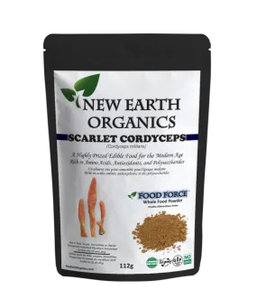 New Earth Organics Scarlet Cordyceps (112g)