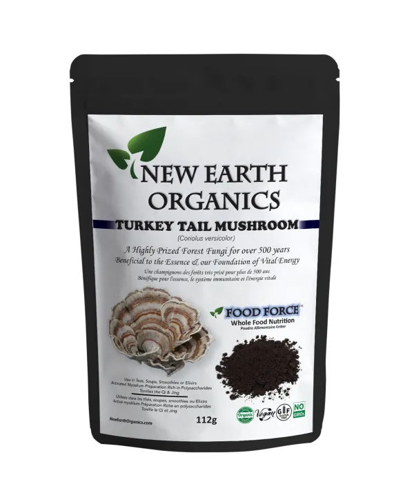 New Earth Organics Turkey Tail Mushroom (112g)