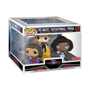 New - Funko POP! The Marvels Ms. Marvel Captain Marvel Photon Vinyl Figure Set