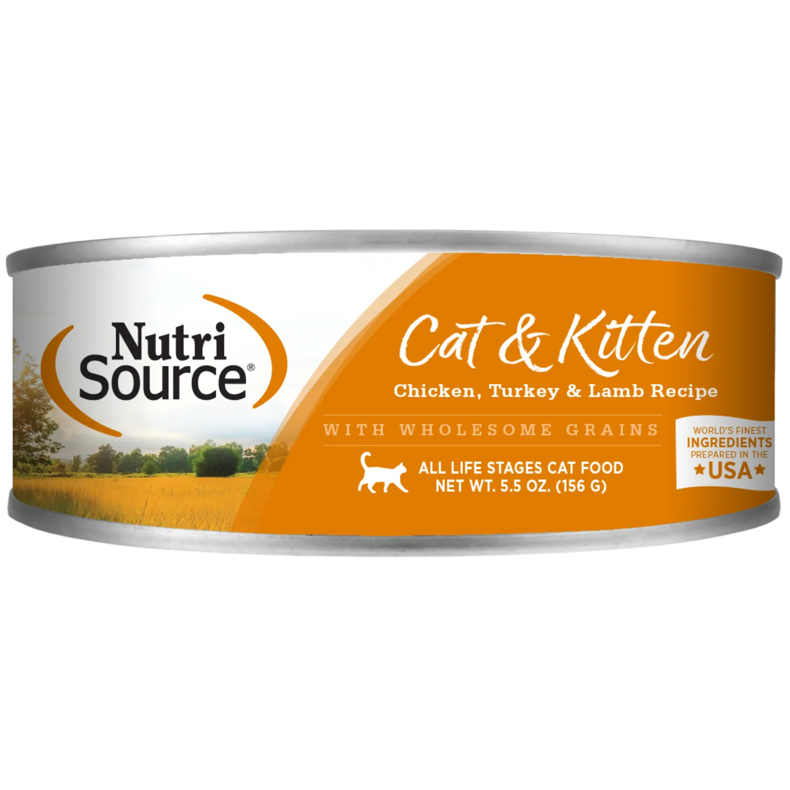 Nutrisource Chicken, Turkey, and Lamb Canned Cat Food 5.5 oz