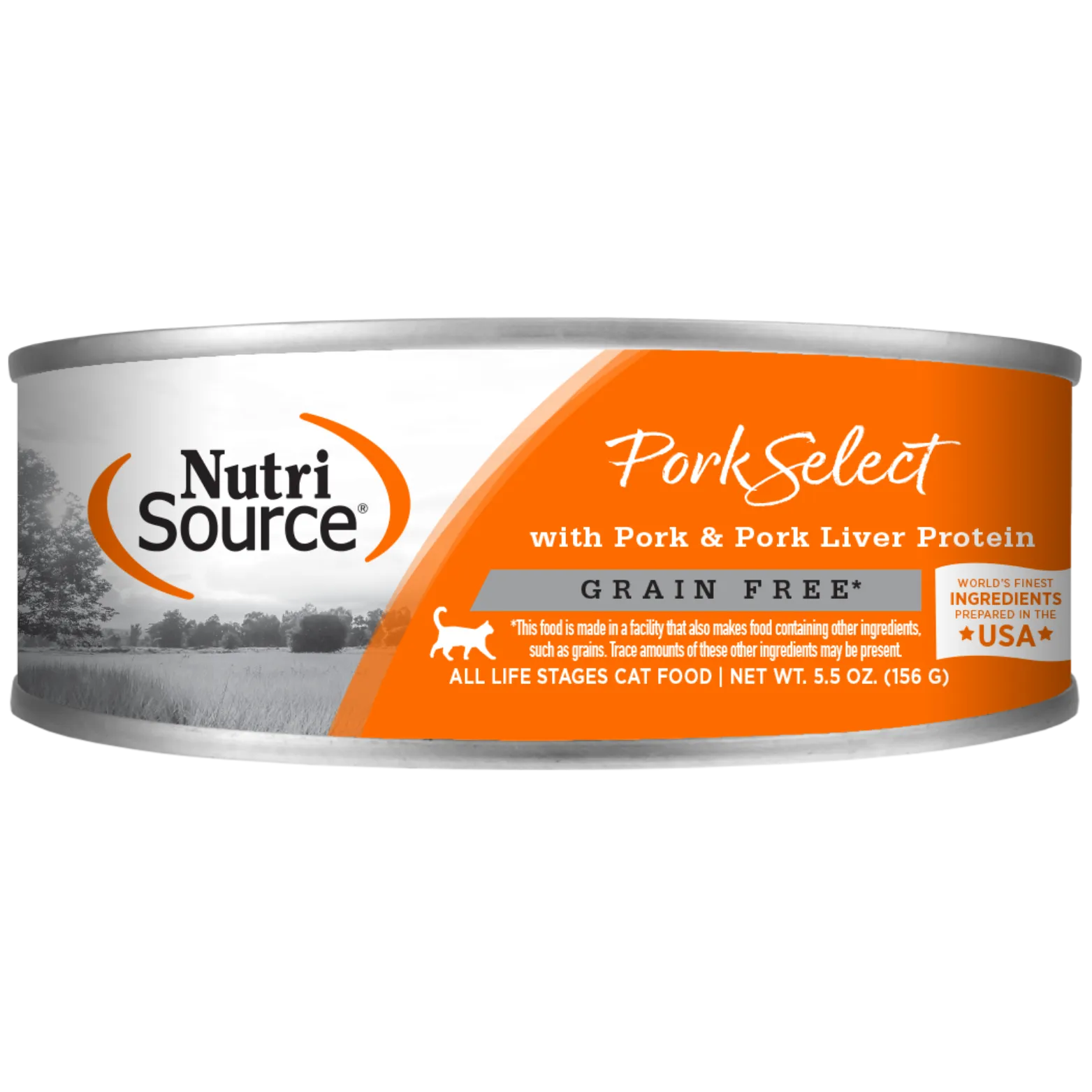 Nutrisource Pork & Pork Liver Select Grain-Free Canned Cat Food 5.5 oz