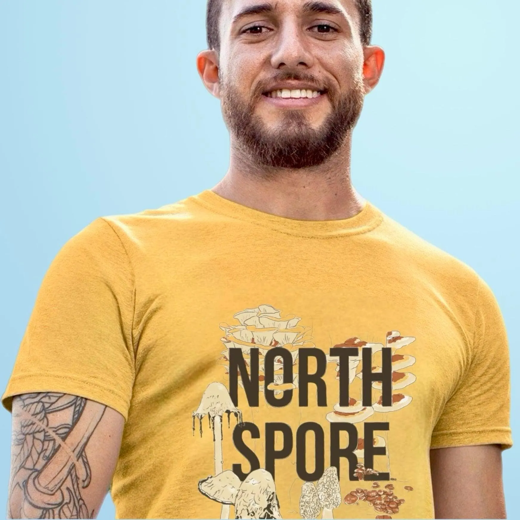 Orange ‘Grow, Learn, Thrive’ North Spore T-Shirt