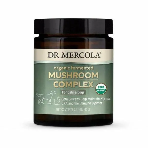 Organic Fermented Mushroom Complex for Cats & Dogs 2.11 oz by Dr. Mercola