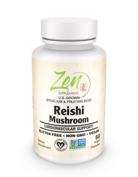 Organic Reishi Mushroom Supplement 60 VCAP