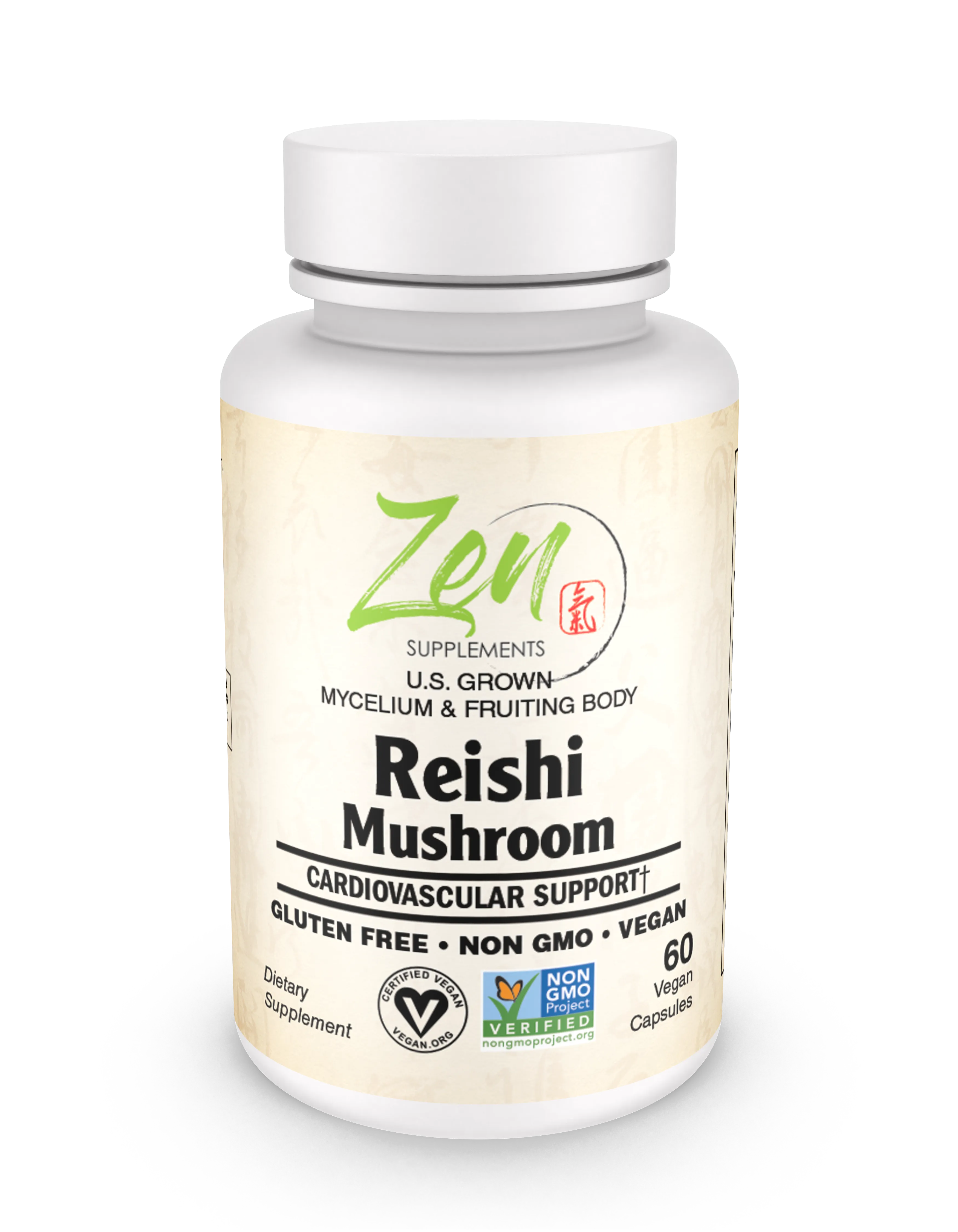 Organic Reishi Mushroom Supplement 60 VCAP