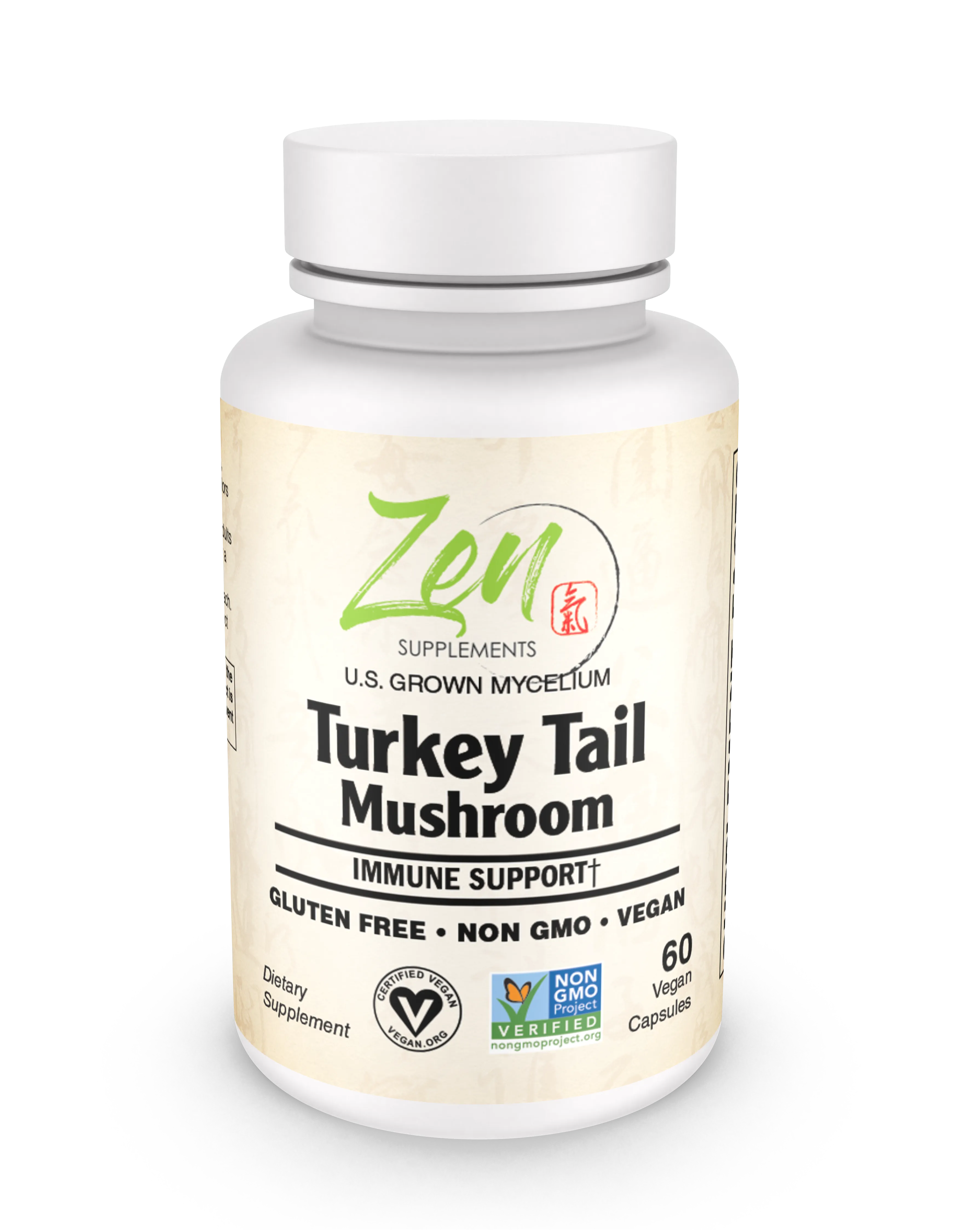 Organic Turkey Tail Mushroom Supplement 60 Vcaps