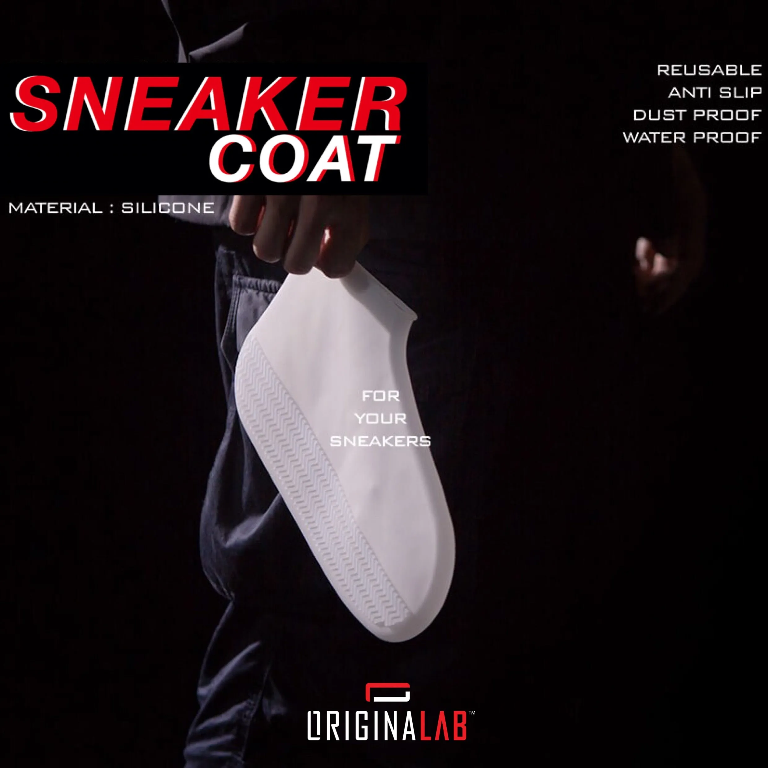 ORIGINALAB Sneaker Silicone Coat Frost White