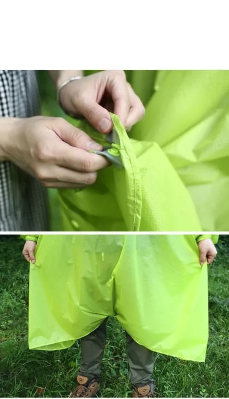 Outdoor Lightweight Silicone Raincoat