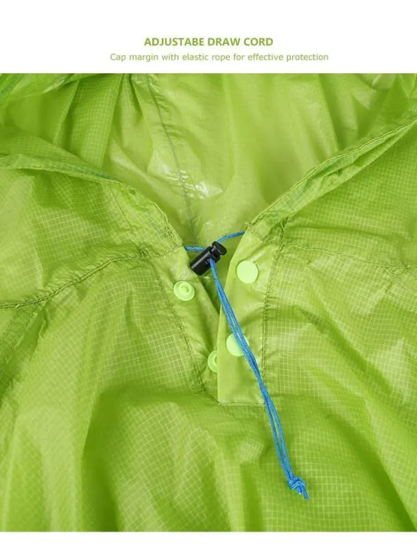 Outdoor Lightweight Silicone Raincoat