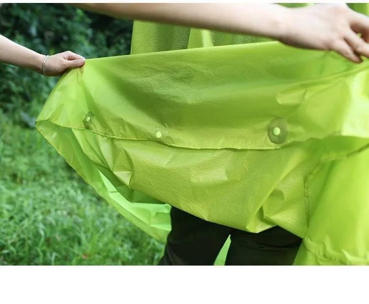 Outdoor Lightweight Silicone Raincoat