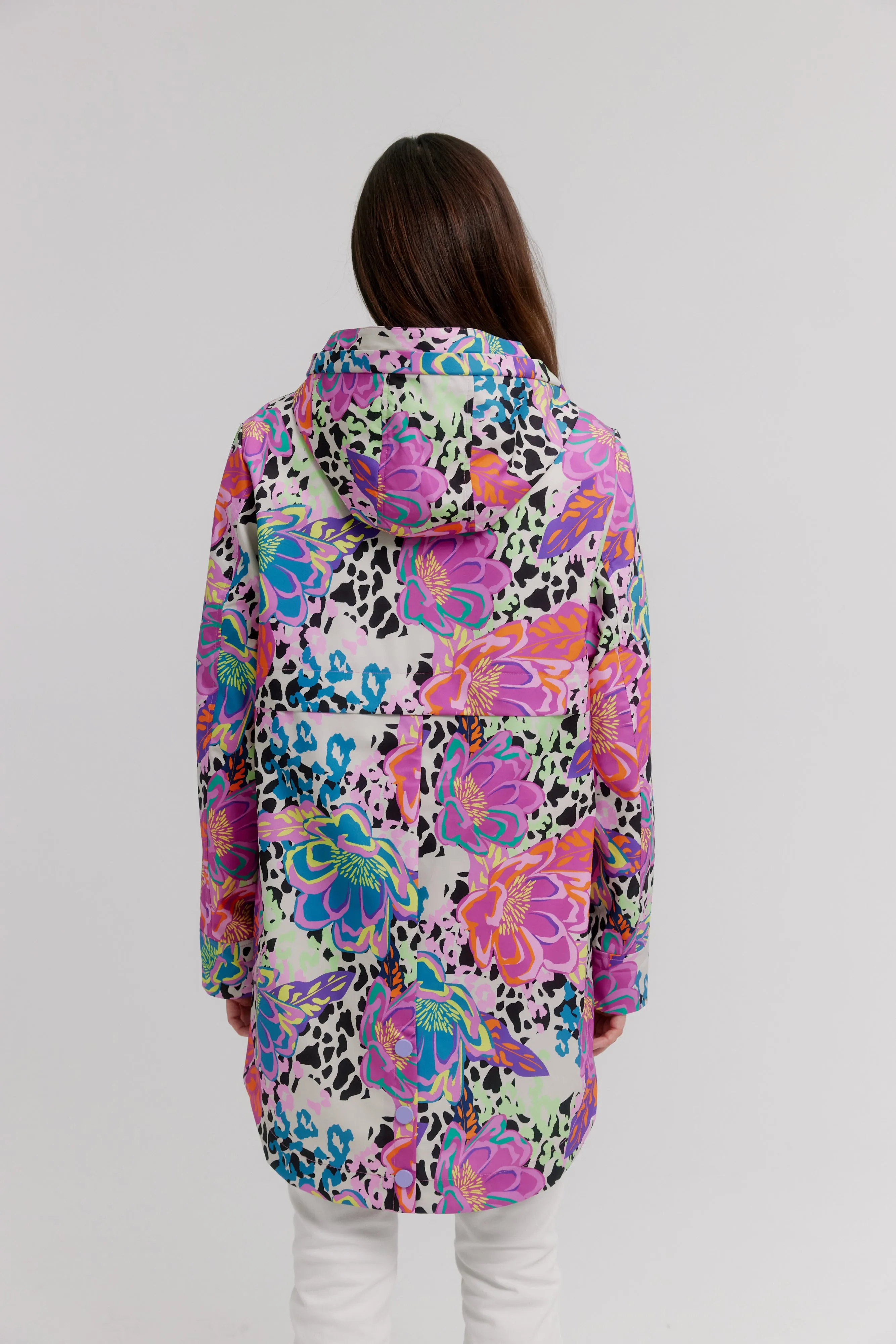 Packable Raincoat W Hi/Lo Hem