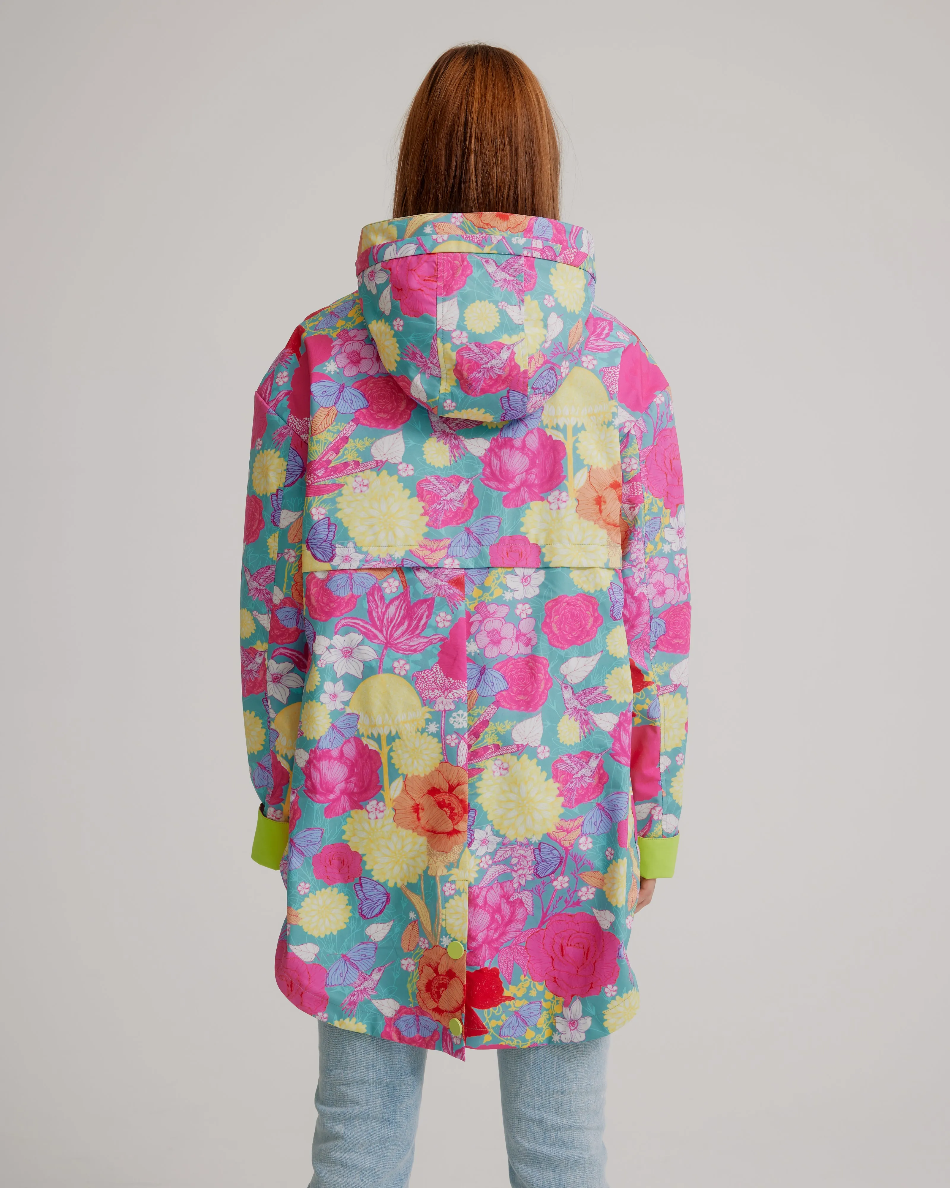 Packable Raincoat W Hi/Lo Hem