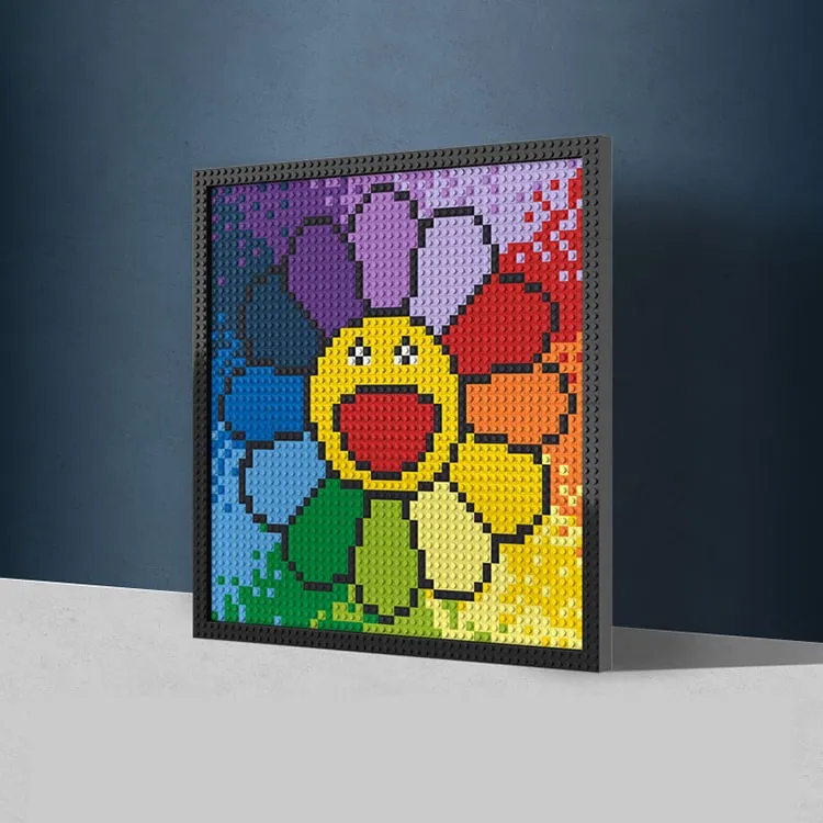 Pixel Art Building Blocks | Sunflower