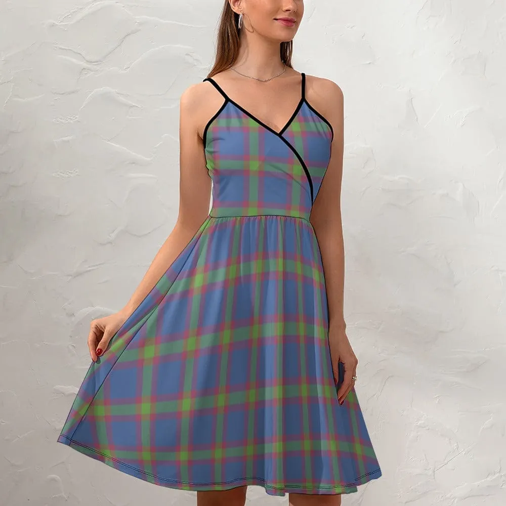 Plaid Women's Elegant Suspender Dress - 5 colors