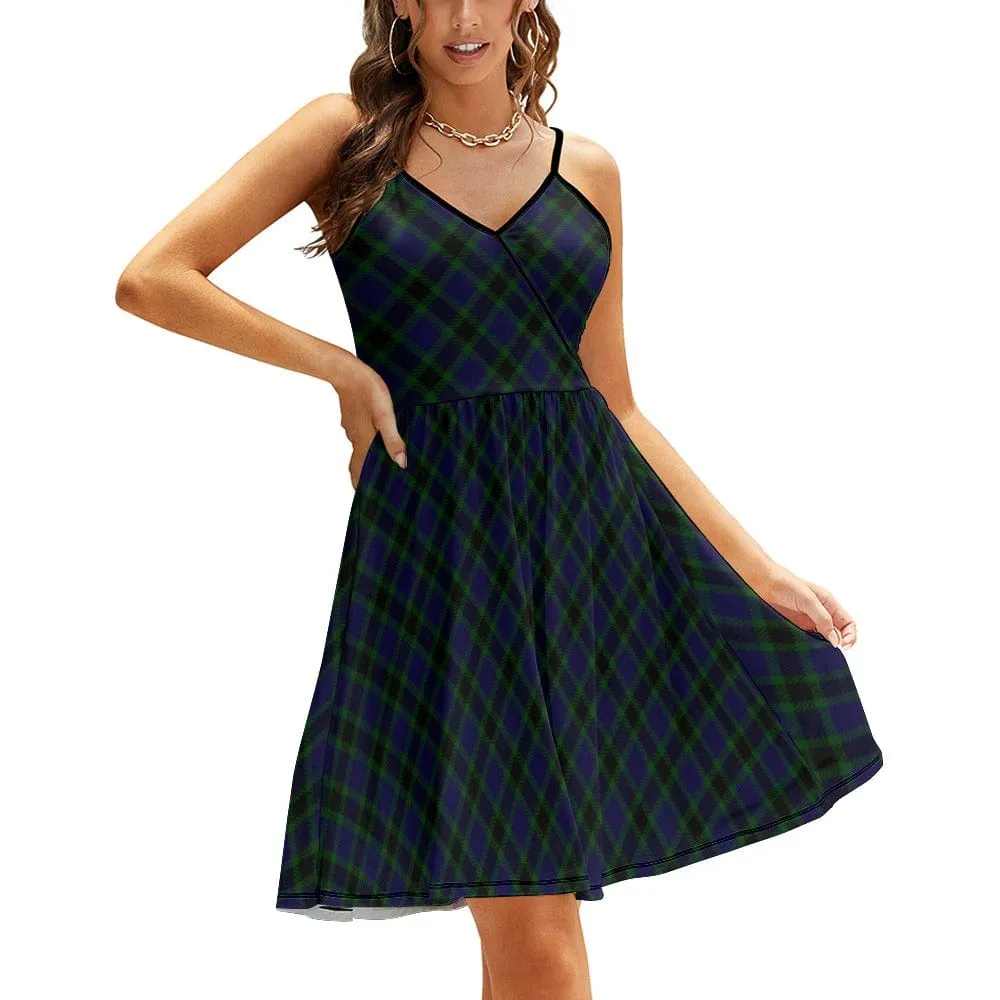 Plaid Women's Elegant Suspender Dress - 5 colors