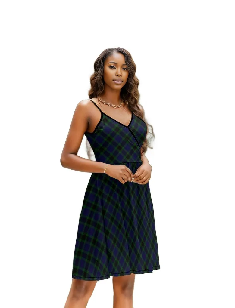 Plaid Women's Elegant Suspender Dress - 5 colors