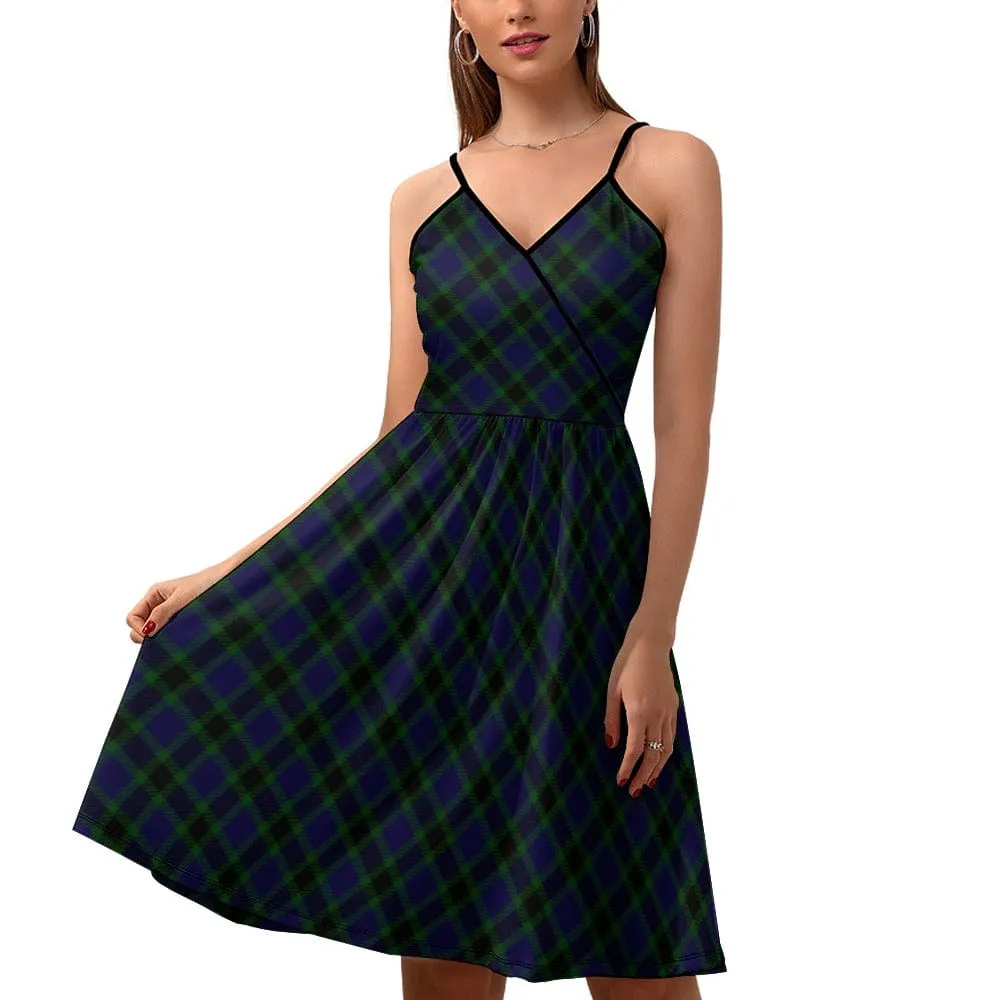 Plaid Women's Elegant Suspender Dress - 5 colors