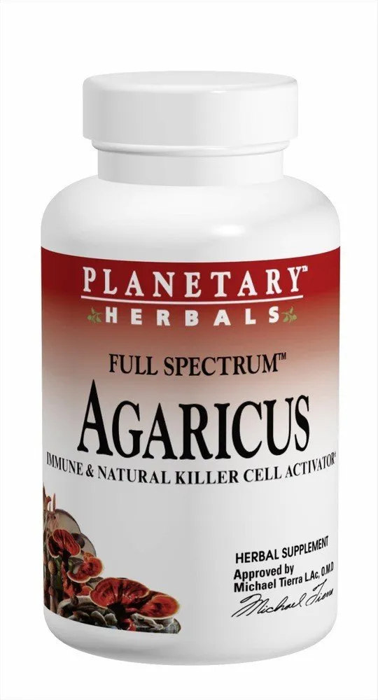 Planetary Herbals Full Spectrum Agaricus 500 mg 60 Capsule