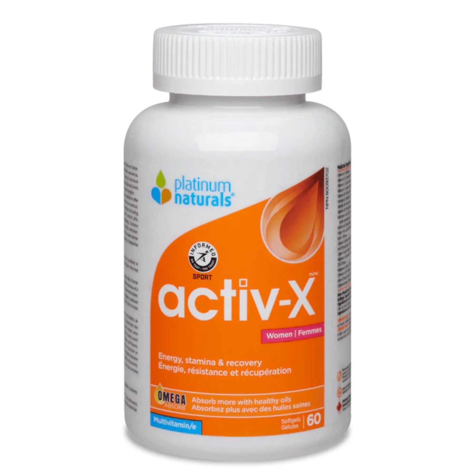 Platinum Naturals Activ-X For Women Multivitamin 60s