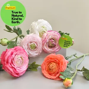 Premium Real Touch Ranunculus Spray Stems