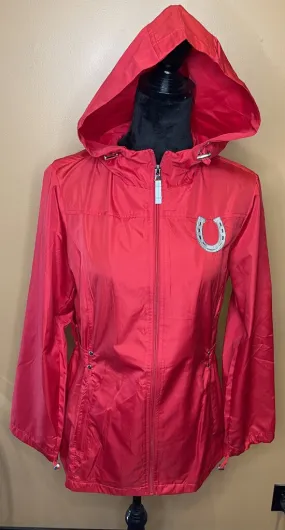 RAIN COAT RED MEDIUM