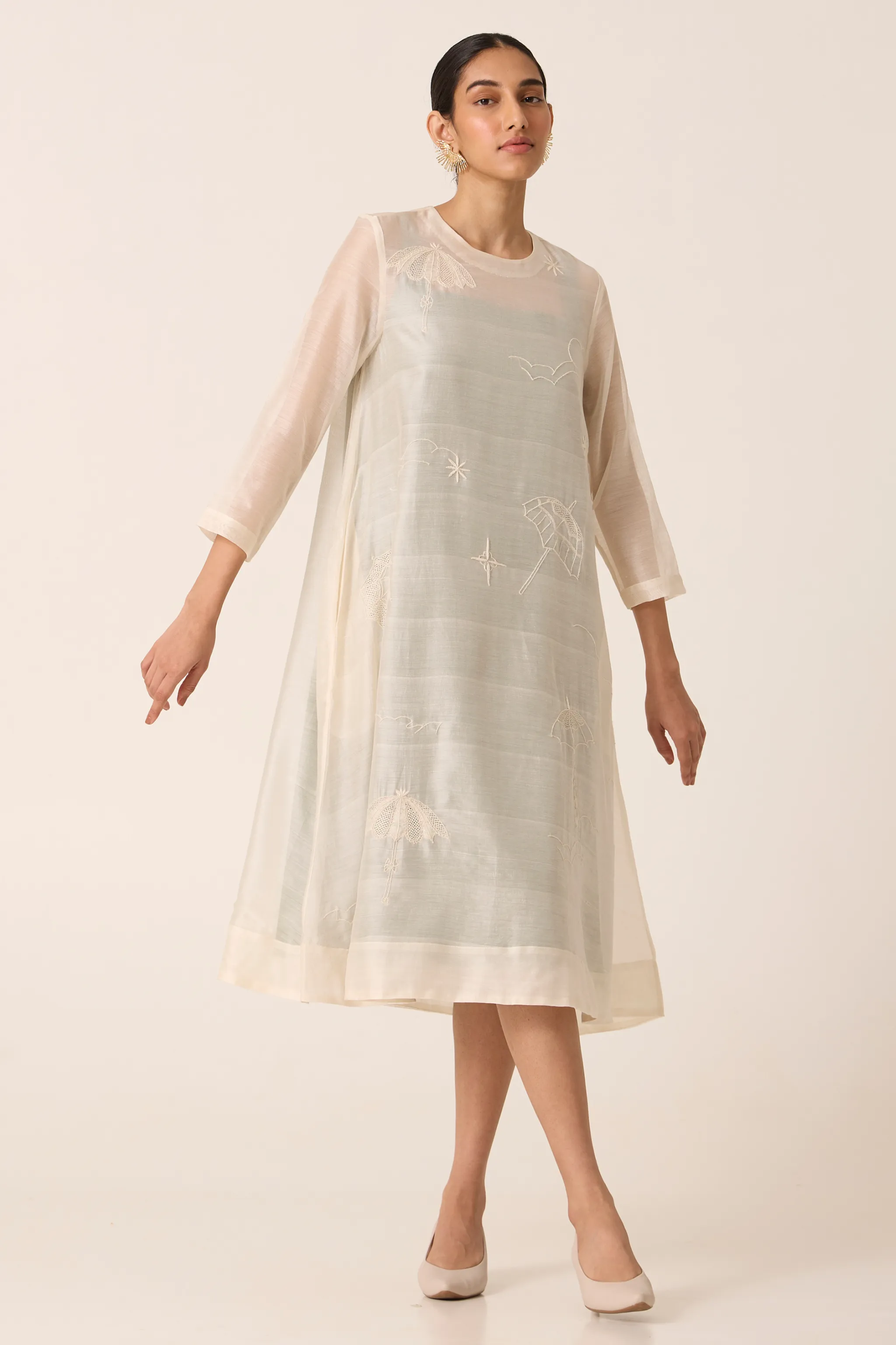 Rasik Handwoven Chikankari Dress