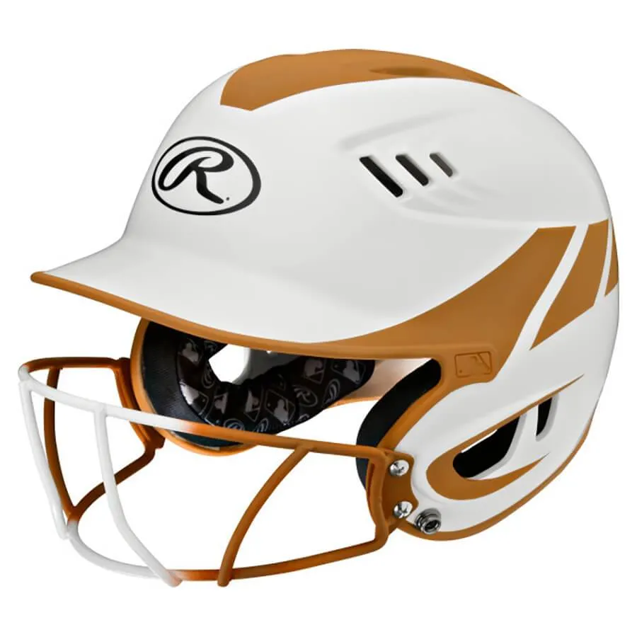 Rawlings Home Velo Softball Helmet With Mask Senior: R16H2FGS