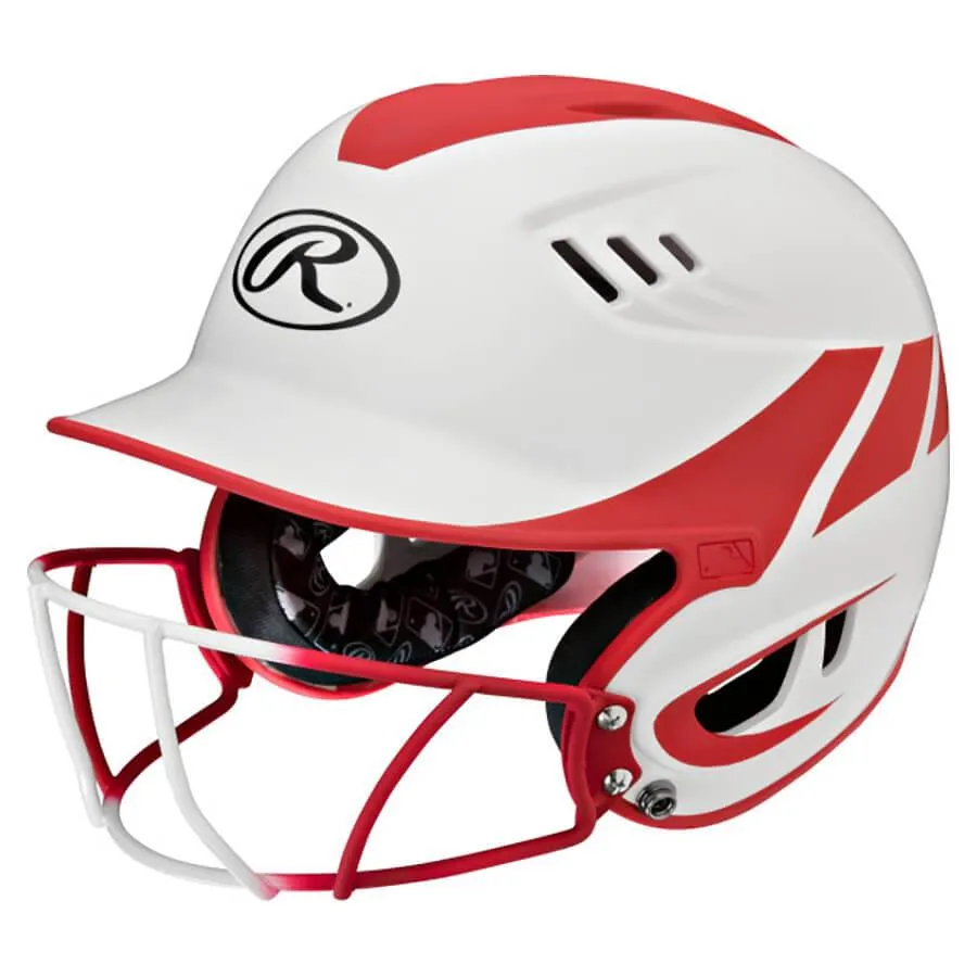 Rawlings Home Velo Softball Helmet With Mask Senior: R16H2FGS