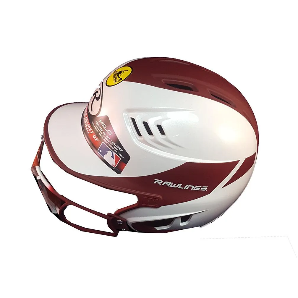 Rawlings Home Velo Softball Helmet With Mask Senior: R16H2FGS