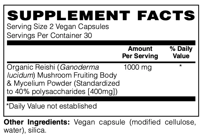 Reishi Mushroom, 60 vcap