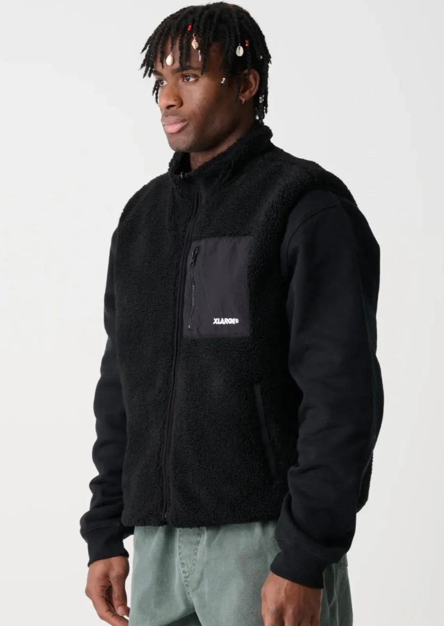 Reversible Sherpa Vest Black