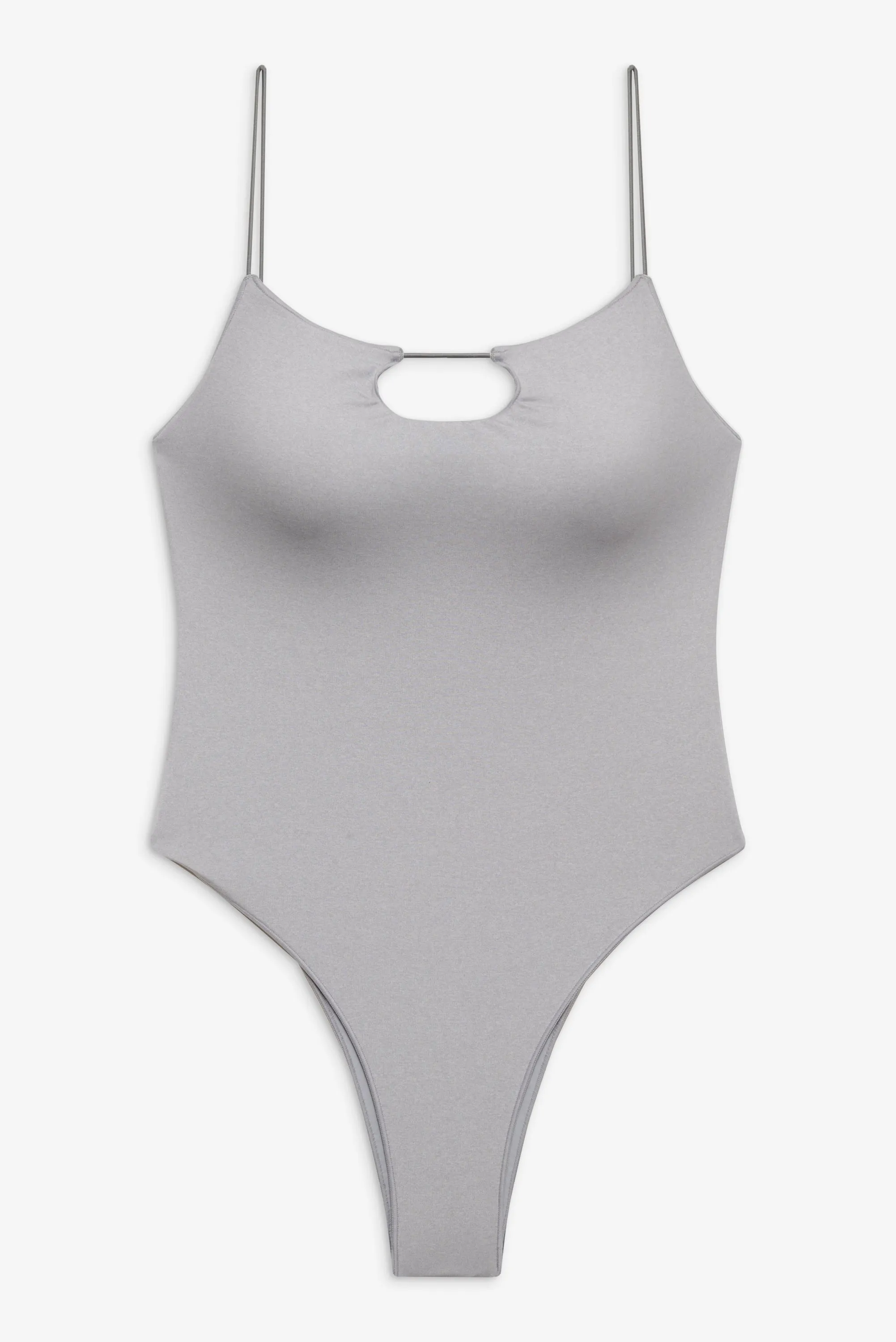 Rutherford Cheeky One Piece Swimsuit - Heather Grey