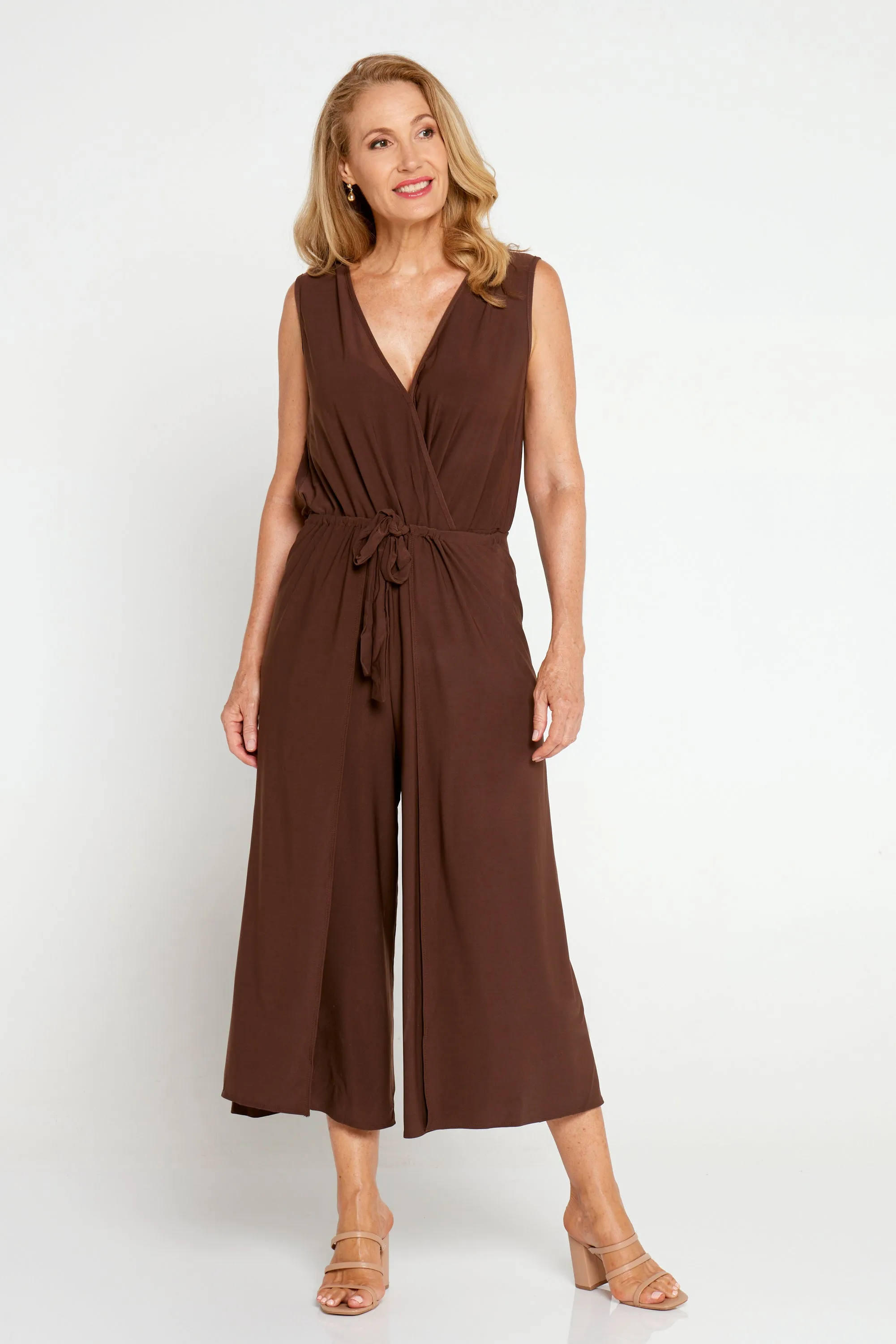 Sable Jumpsuit - Chocolate Latte