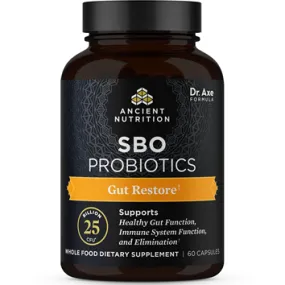 SBO Probiotics Gut Restore 60 caps By Ancient Nutrition