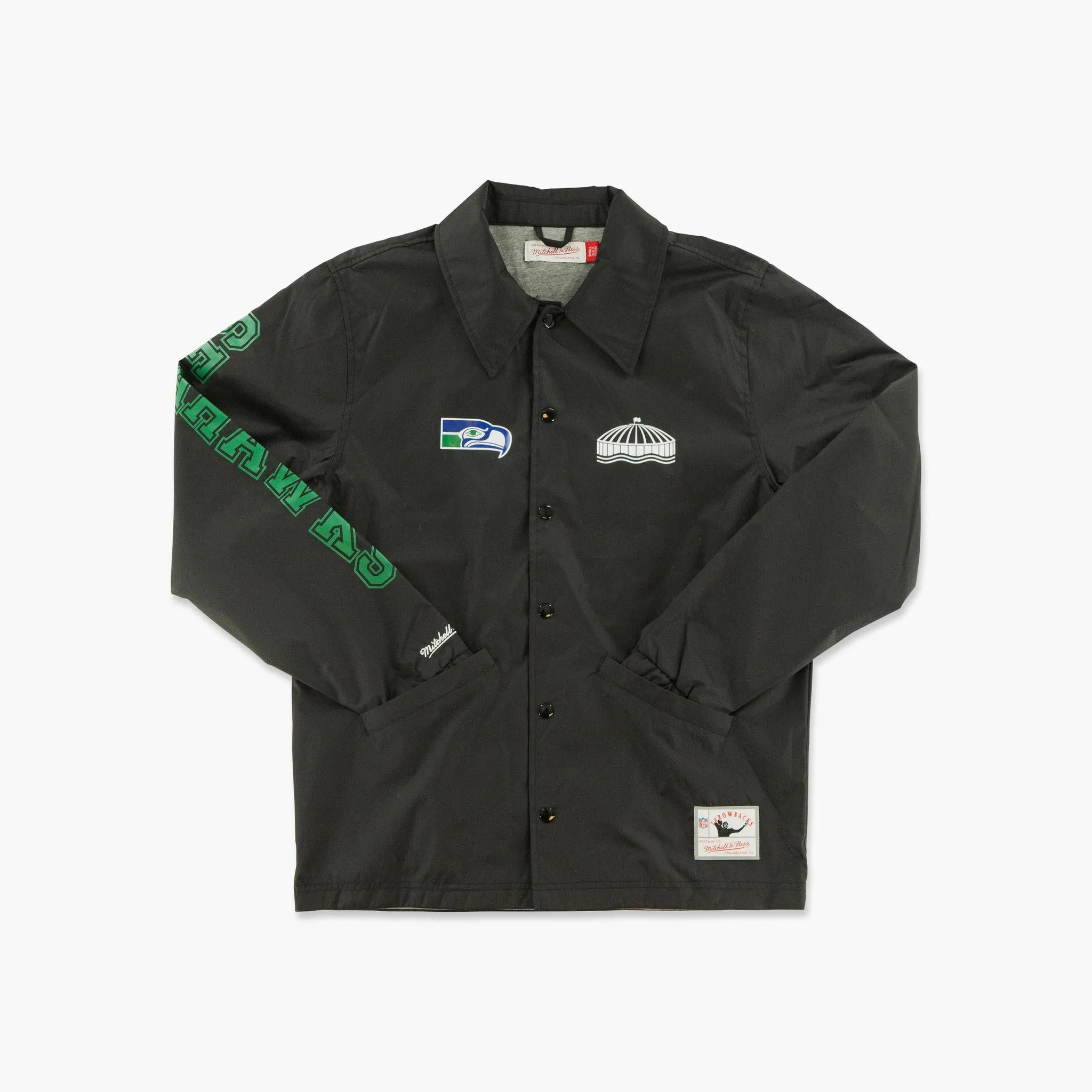 Seattle Seahawks Kingdome Legends Black Coach's Jacket