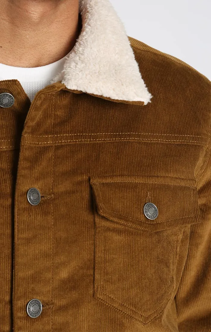 Sherpa Lined Corduroy Trucker Jacket