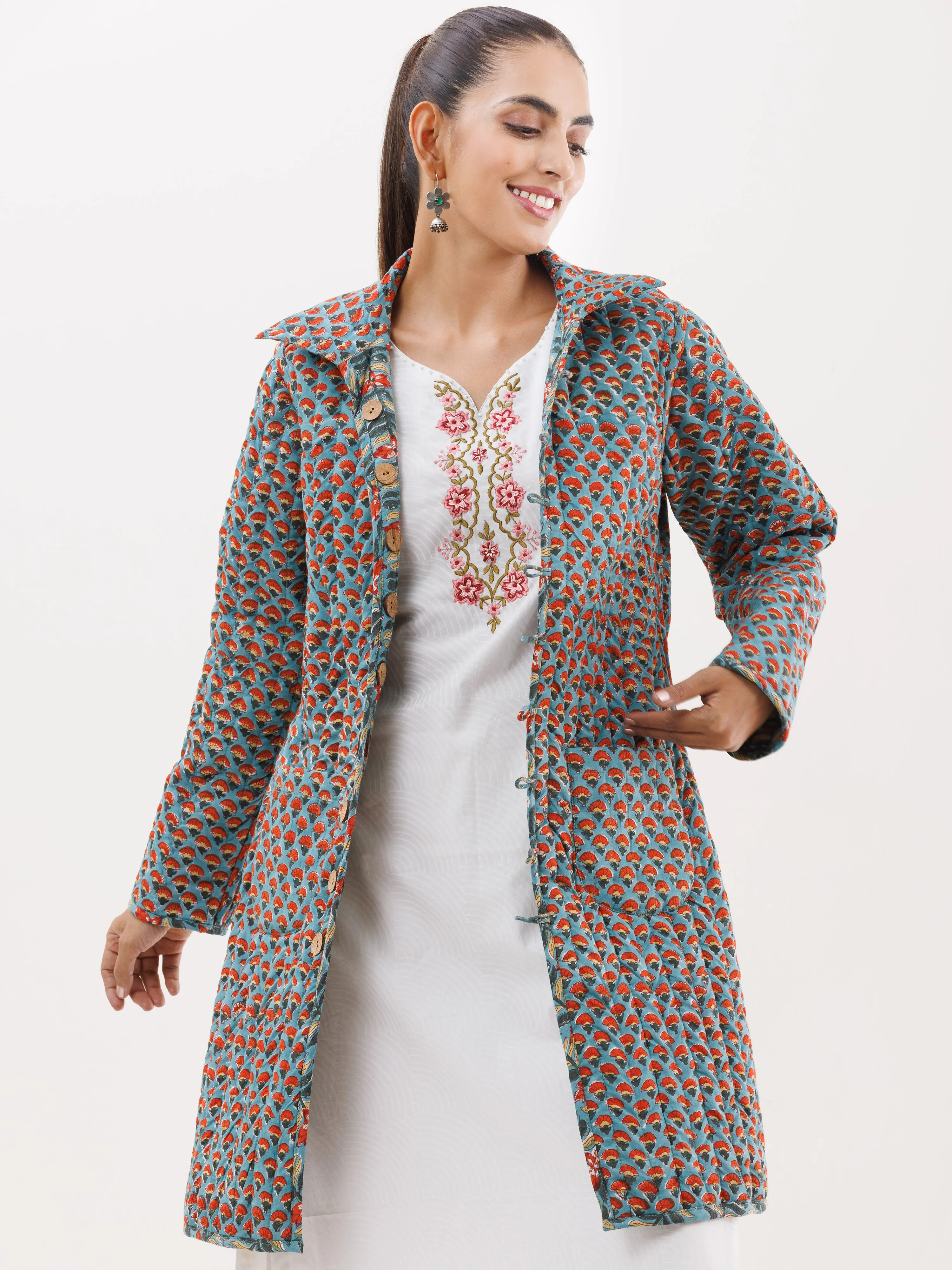 Shishir Deepa Quilted Reversible Jacket