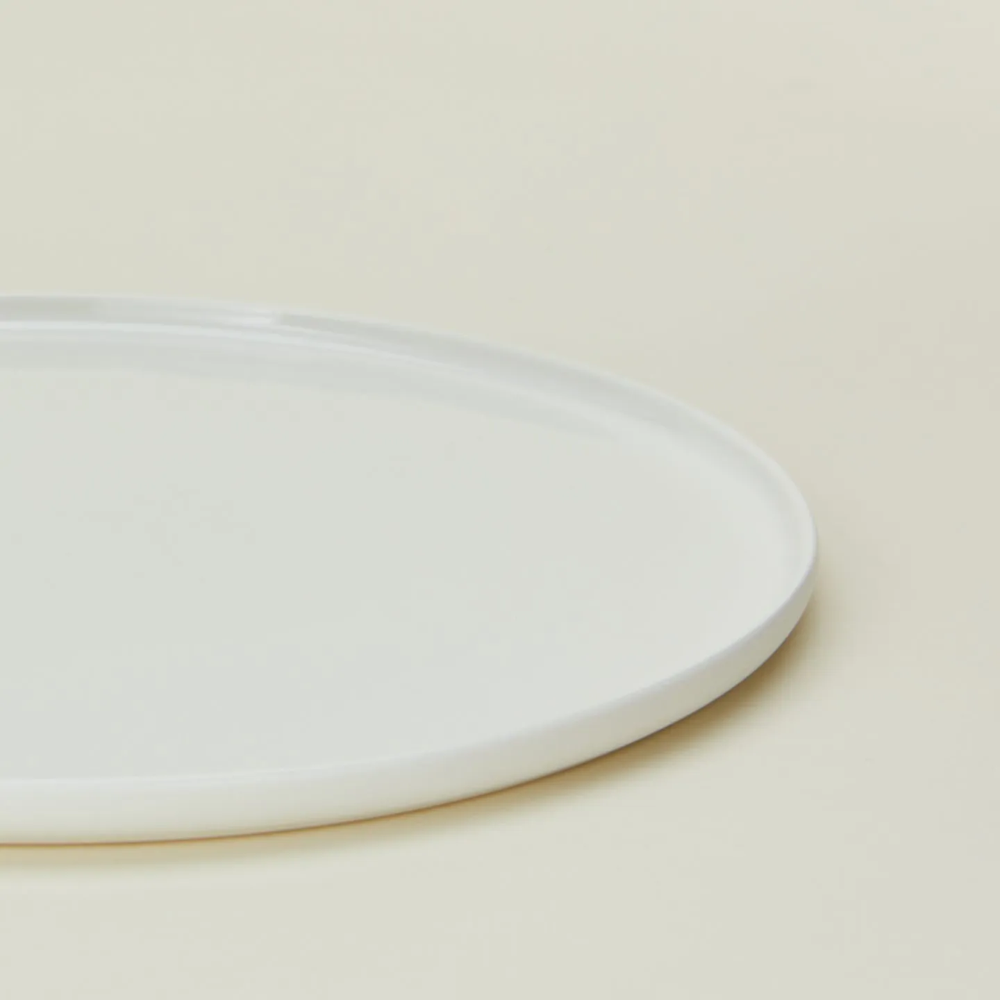 Simple Porcelain Dinner Plate, Set of 4