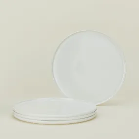 Simple Porcelain Dinner Plate, Set of 4