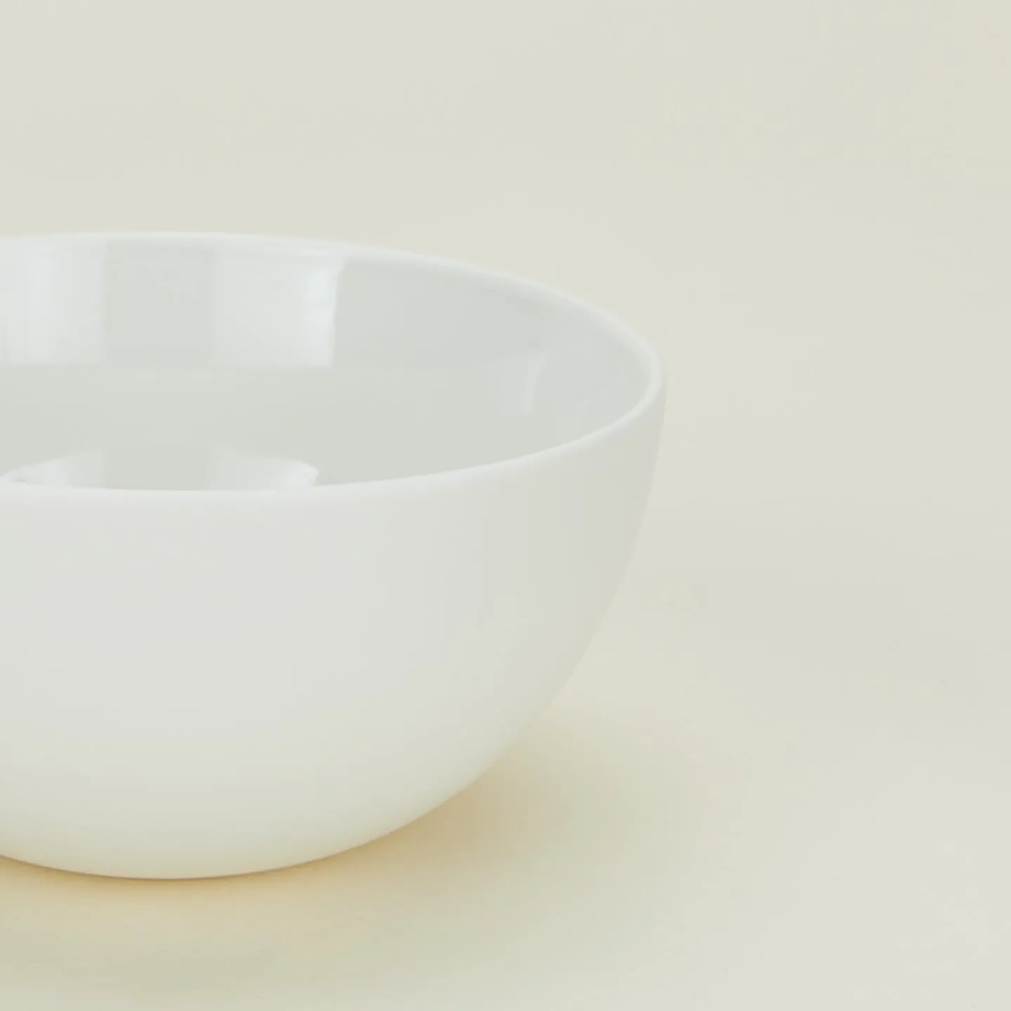 Simple Porcelain Large Bowl, Set of 4