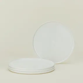 Simple Porcelain Salad Plate, Set of 4