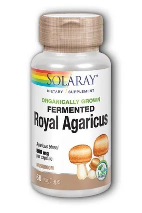 Solaray Organically Grown Royal Agaricus Mushroom 60 VegCap