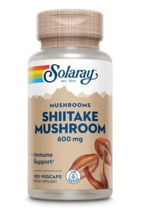 Solaray Shiitake Mushroom 600mg 100 Capsule