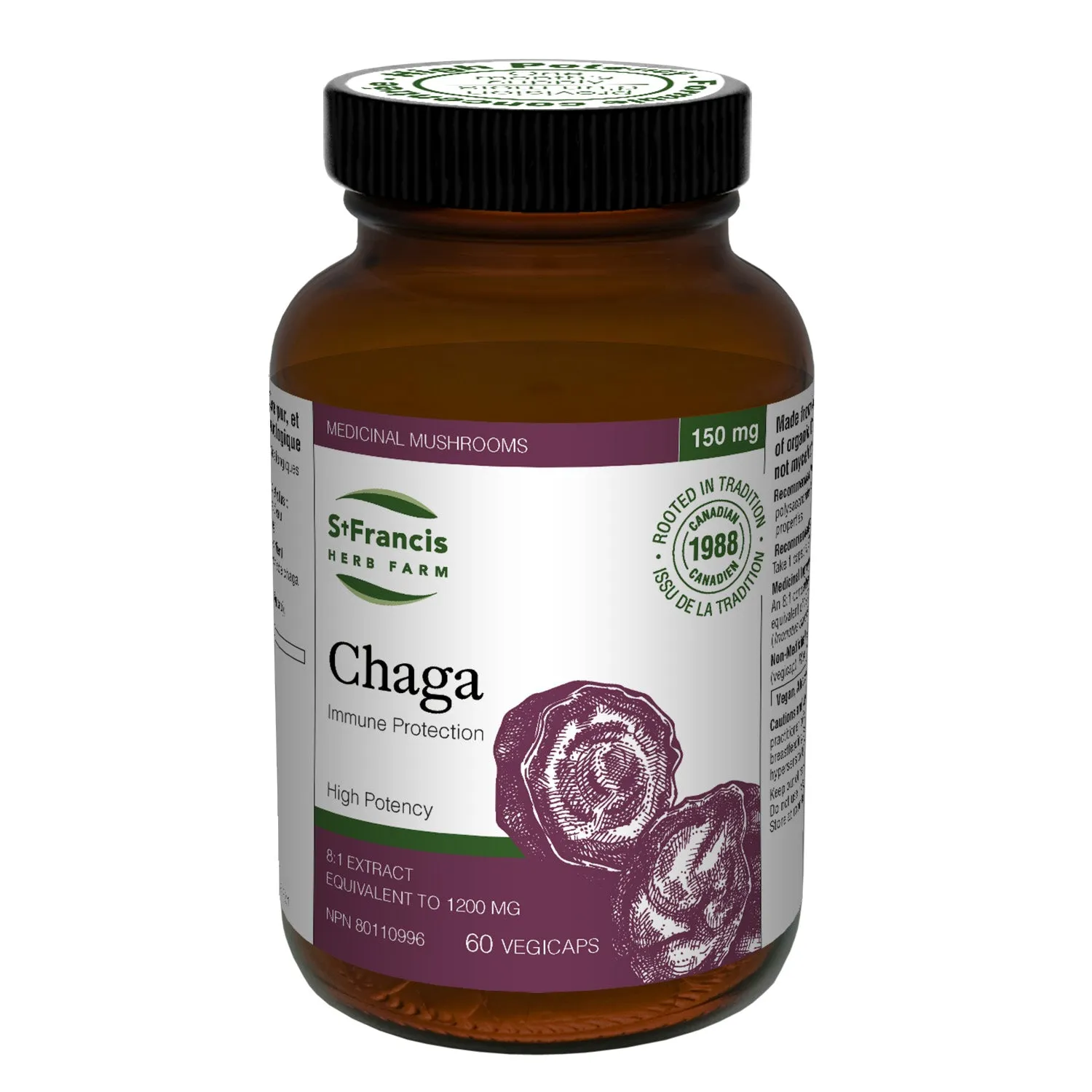 St Francis Herb Farm Chaga Mushroom