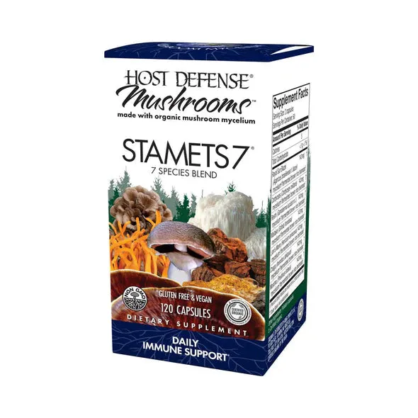 Stamets 7® | A Functional Food Mushroom Blend - 120 Capsules