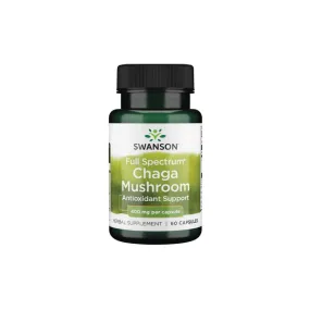 Swanson Full Spectrum Chaga Mushroom, 60 capsules